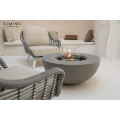 Bio Ethanol Feuerstelle Elementi Roca, Spacegrau