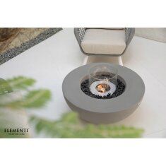 Bio Ethanol Feuerstelle Elementi Roca, Spacegrau