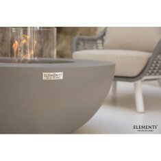 Bio Ethanol Feuerstelle Elementi Roca, Spacegrau