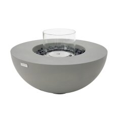 Bio Ethanol Feuerstelle Elementi Roca, Spacegrau