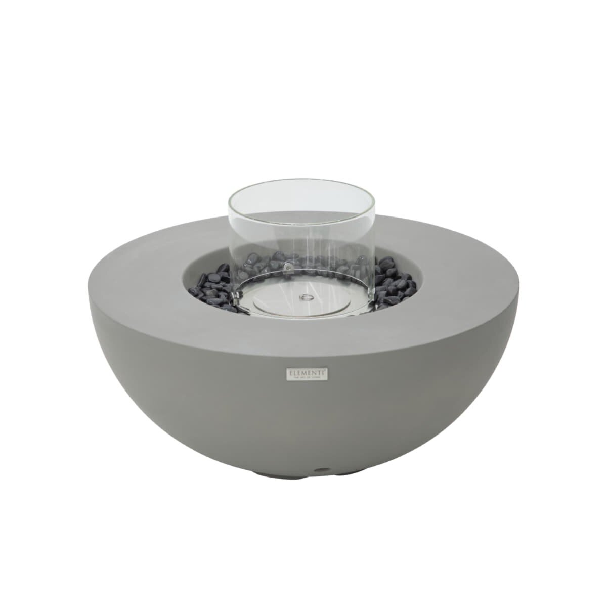 Bio Ethanol Feuerstelle Elementi Roca, Spacegrau