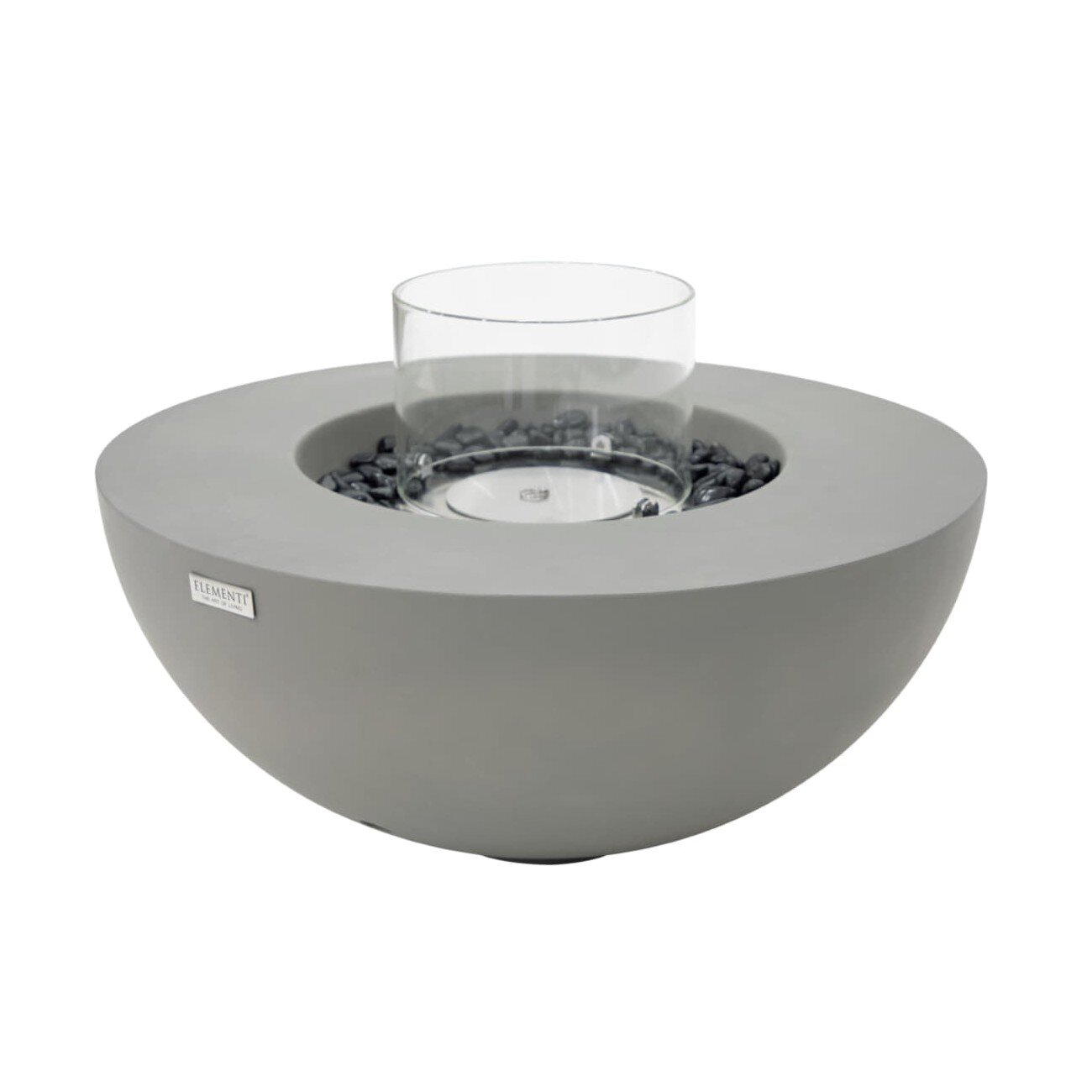 Bio Ethanol Feuerstelle Elementi Roca, Spacegrau