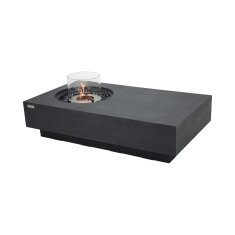 Bio Ethanol Feuerstelle Elementi Metropolis, Schieferschwarz