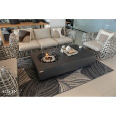 Bio Ethanol Feuerstelle Elementi Metropolis, Schieferschwarz