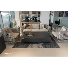 Bio Ethanol Feuerstelle Elementi Metropolis, Schieferschwarz