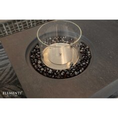 Bio Ethanol Feuerstelle Elementi Metropolis, Schieferschwarz