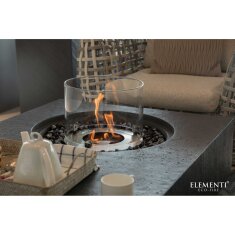 Bio Ethanol Feuerstelle Elementi Metropolis, Schieferschwarz