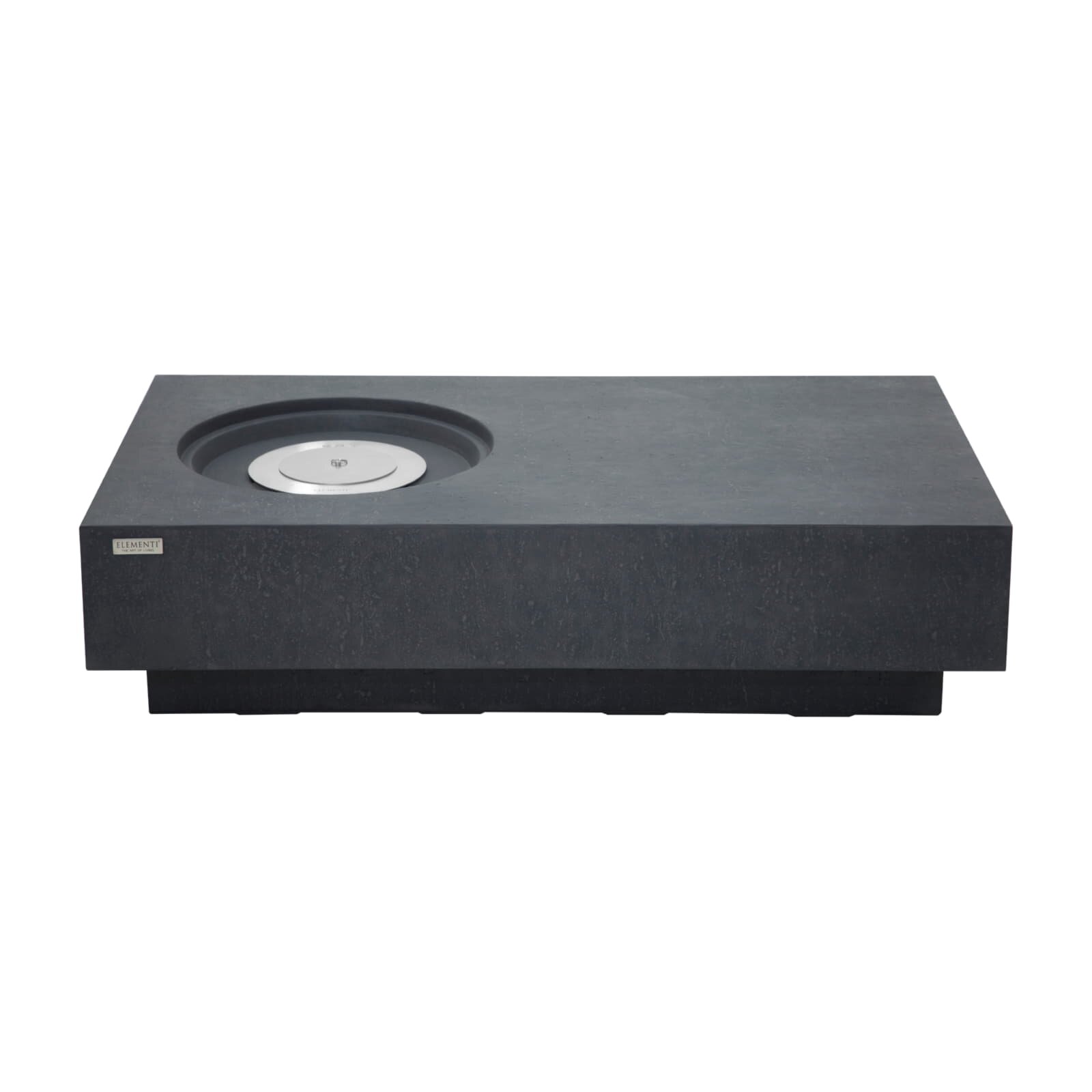 Bio Ethanol Feuerstelle Elementi Metropolis, Schieferschwarz