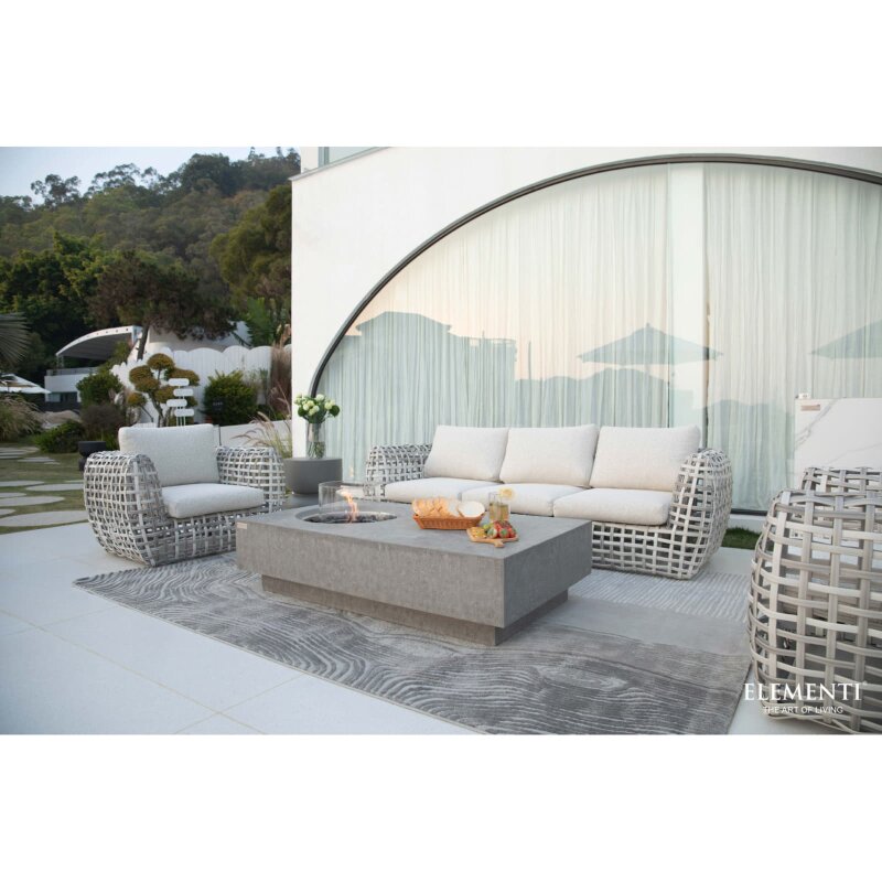 Bio Ethanol Feuerstelle Elementi Metropolis, Spacegrau