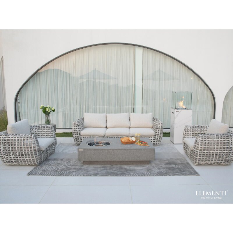 Bio Ethanol Feuerstelle Elementi Metropolis, Spacegrau