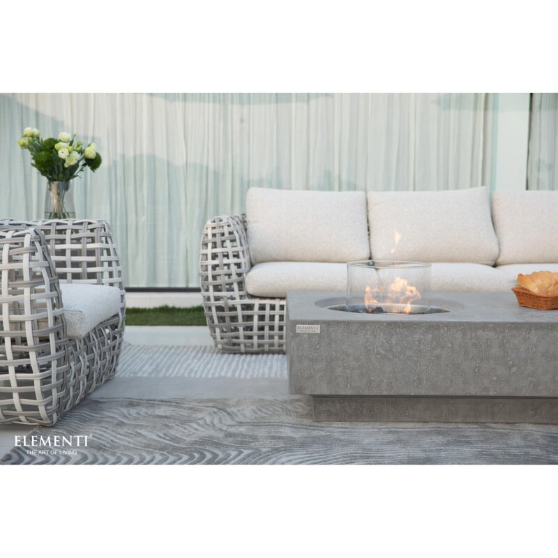 Bio Ethanol Feuerstelle Elementi Metropolis, Spacegrau