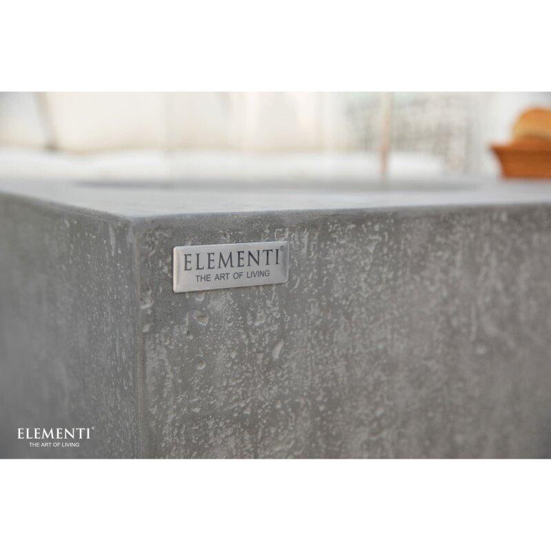 Bio Ethanol Feuerstelle Elementi Metropolis, Spacegrau