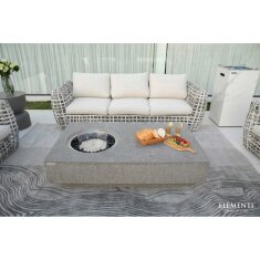 Bio Ethanol Feuerstelle Elementi Metropolis, Spacegrau