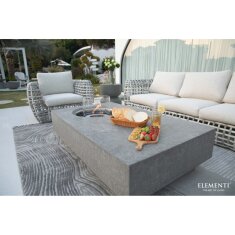 Bio Ethanol Feuerstelle Elementi Metropolis, Spacegrau