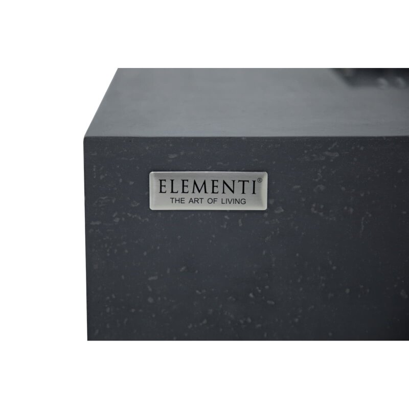 Bio Ethanol Feuerstelle Elementi Manhattan, Schieferschwarz