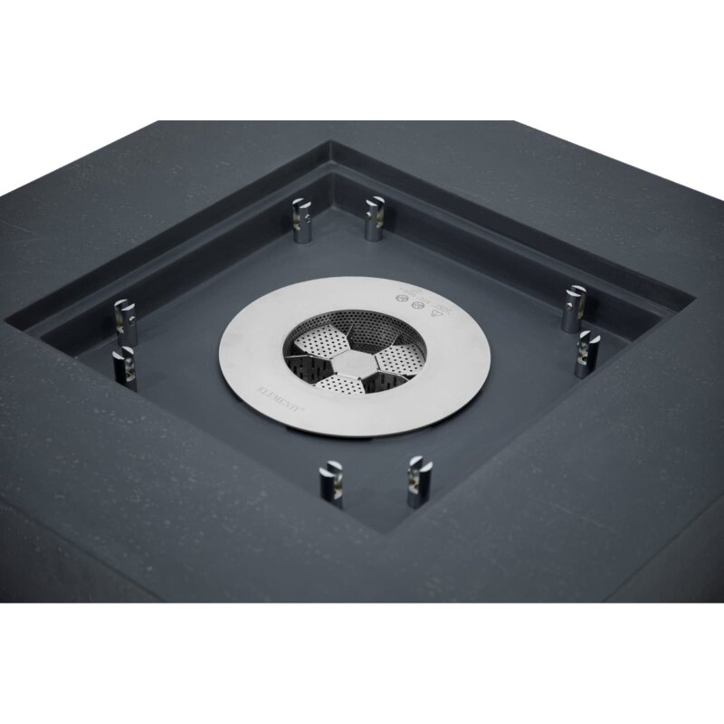 Bio Ethanol Feuerstelle Elementi Manhattan, Schieferschwarz