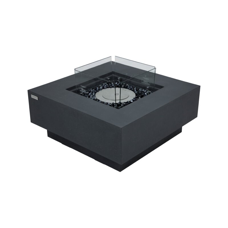 Bio Ethanol Feuerstelle Elementi Manhattan, Schieferschwarz