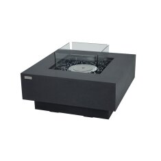 Bio Ethanol Feuerstelle Elementi Manhattan, Schieferschwarz