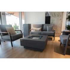 Bio Ethanol Feuerstelle Elementi Manhattan, Schieferschwarz