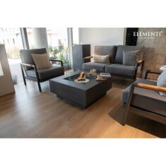 Bio Ethanol Feuerstelle Elementi Manhattan, Schieferschwarz