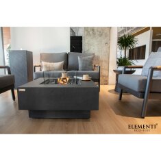 Bio Ethanol Feuerstelle Elementi Manhattan, Schieferschwarz