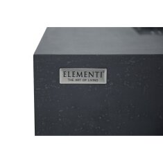Bio Ethanol Feuerstelle Elementi Manhattan, Schieferschwarz
