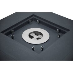 Bio Ethanol Feuerstelle Elementi Manhattan, Schieferschwarz