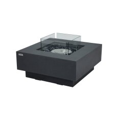 Bio Ethanol Feuerstelle Elementi Manhattan, Schieferschwarz