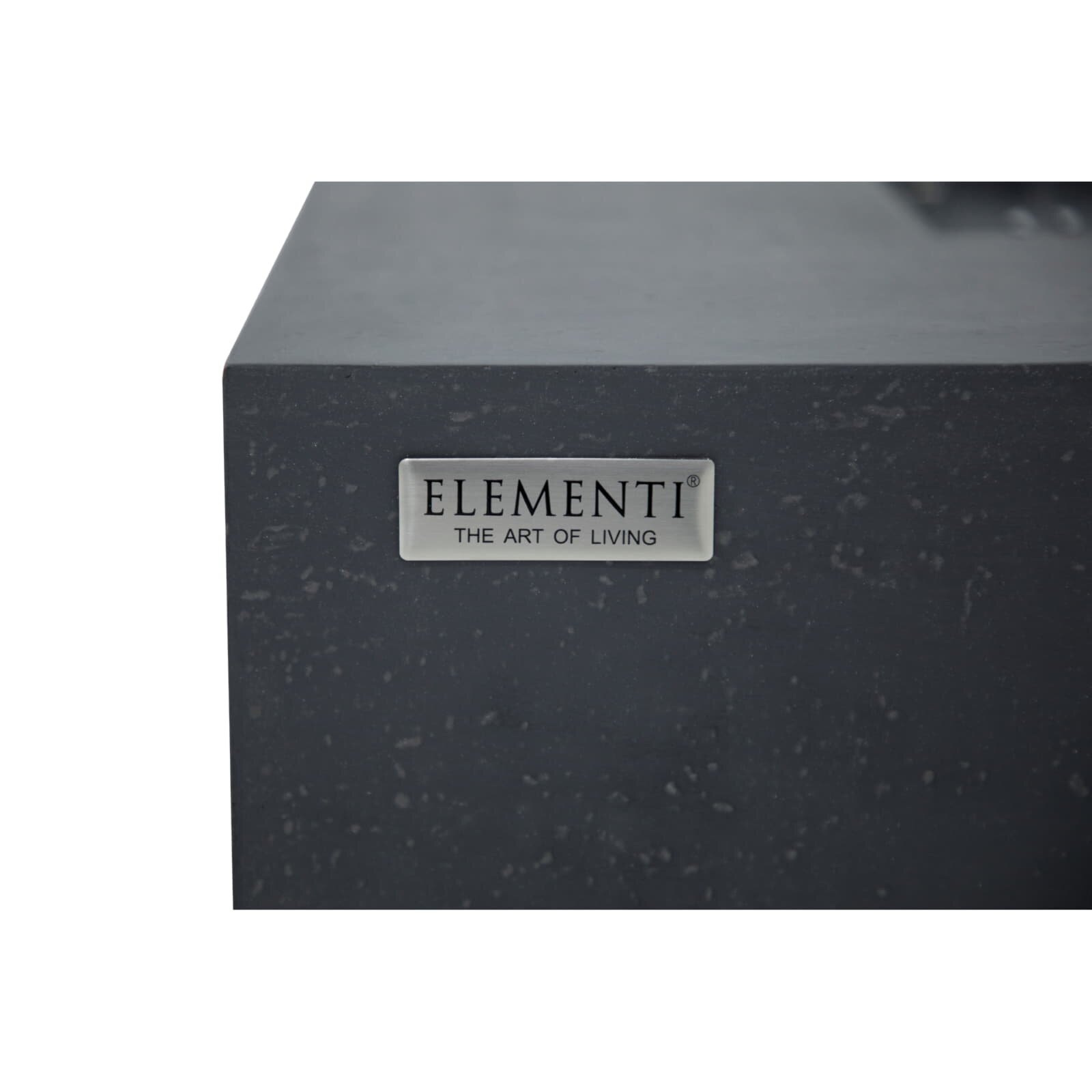 Bio Ethanol Feuerstelle Elementi Manhattan, Schieferschwarz