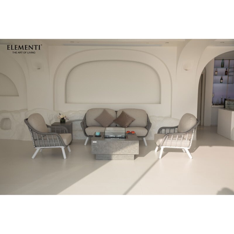 Bio Ethanol Feuerstelle Elementi Manhattan, Spacegrau