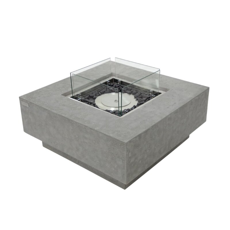 Bio Ethanol Feuerstelle Elementi Manhattan, Spacegrau