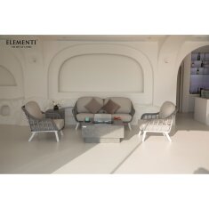 Bio Ethanol Feuerstelle Elementi Manhattan, Spacegrau