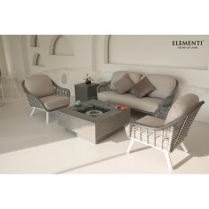 Bio Ethanol Feuerstelle Elementi Manhattan, Spacegrau