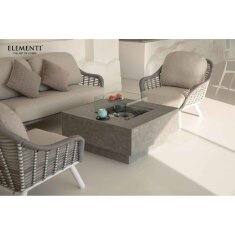 Bio Ethanol Feuerstelle Elementi Manhattan, Spacegrau