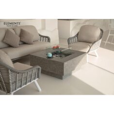 Bio Ethanol Feuerstelle Elementi Manhattan, Spacegrau