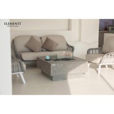 Bio Ethanol Feuerstelle Elementi Manhattan, Spacegrau