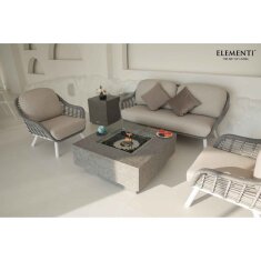 Bio Ethanol Feuerstelle Elementi Manhattan, Spacegrau