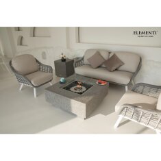 Bio Ethanol Feuerstelle Elementi Manhattan, Spacegrau