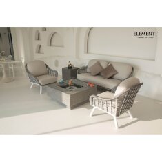 Bio Ethanol Feuerstelle Elementi Manhattan, Spacegrau