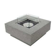 Bio Ethanol Feuerstelle Elementi Manhattan, Spacegrau