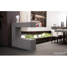 Bio Ethanol Kamin Elementi Rotterdam (vollautomatisch), Spacegrau