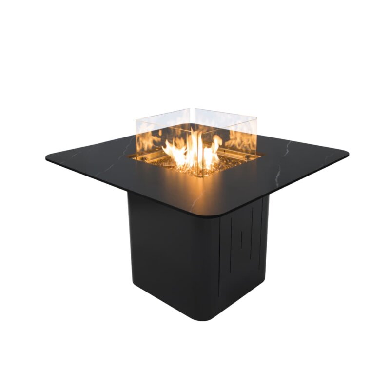 Gas Feuerstelle Elementi+ Esstisch Brugge, Bulgarien Schwarz