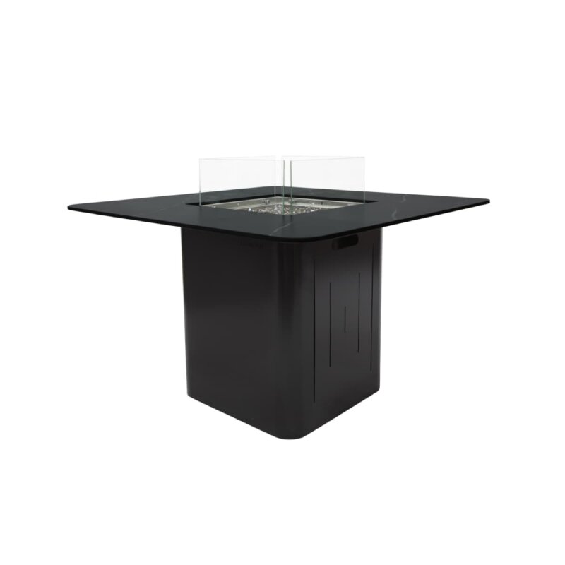 Gas Feuerstelle Elementi+ Esstisch Brugge, Bulgarien Schwarz