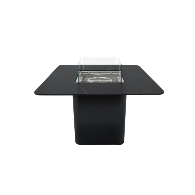 Gas Feuerstelle Elementi+ Esstisch Brugge, Bulgarien Schwarz