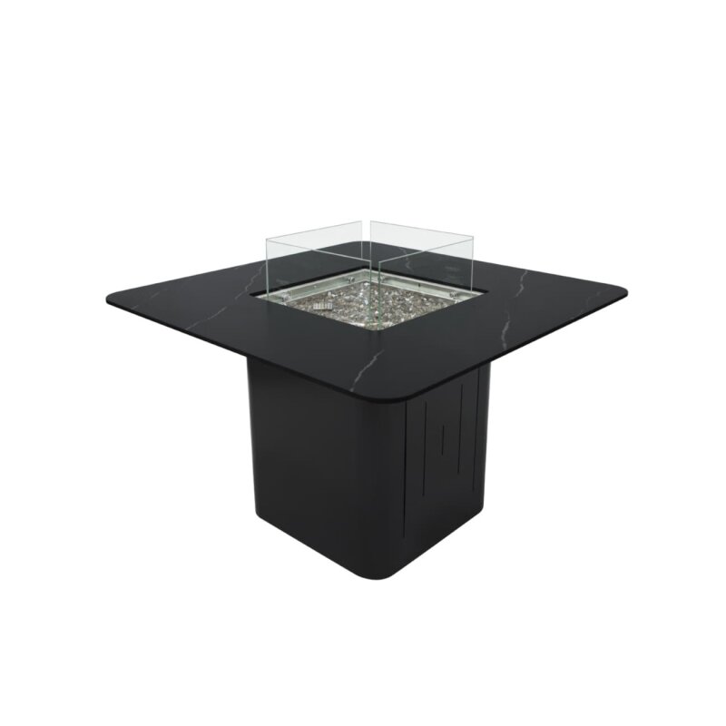 Gas Feuerstelle Elementi+ Esstisch Brugge, Bulgarien Schwarz