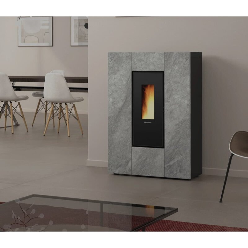 Pelletofen La Nordica Extraflame Marilena Plus Petra 5.0 16 (kanalisierbar) - 8 kW - Naturstein