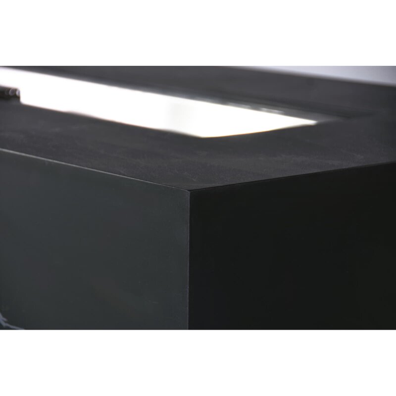 Loungetisch mit Gas Feuerstelle Elementi+ Varna, Marmor- Design, Bulgarien Black