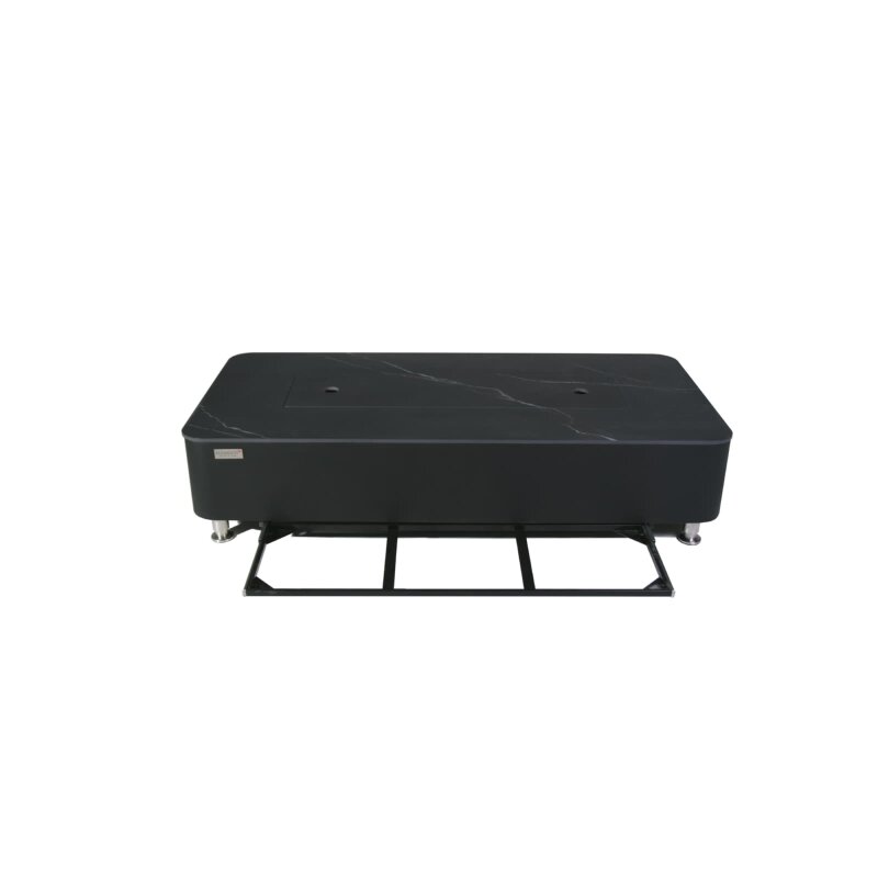Loungetisch mit Gas Feuerstelle Elementi+ Varna, Marmor- Design, Bulgarien Black