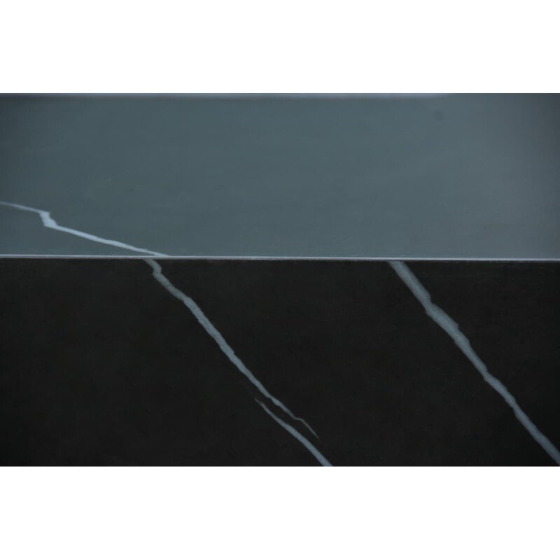 Loungetisch mit Gas Feuerstelle Elementi+ Varna, Marmor- Design, Bulgarien Black