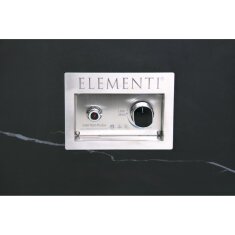 Loungetisch mit Gas Feuerstelle Elementi+ Varna, Marmor- Design, Bulgarien Black